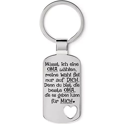 Lieblingsmensch Schlüsselanhänger Familien Modell Müsst Ich Eine Oma Wählen