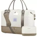 LOVEVOOK Reisetasche Damen Groß Handgepäck Sporttasche Weekender Saunatasche Set