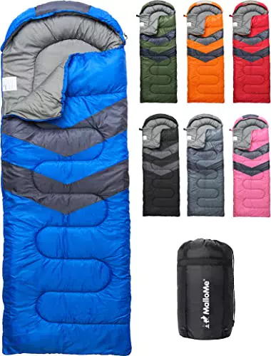MalloMe Schlafsack für Erwachsene und Kinder - Leichter Winterschlafsack