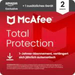 McAfee Total Protection 2026 Virenschutz mit VPN und Identitätsschutz | 1 Jahr Download