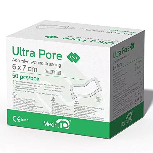 Steriler Wundverband Medrull ULTRA PORE 9x20 cm - Starke Klebekraft - Schützt bei Schnittwunden & Kratzern