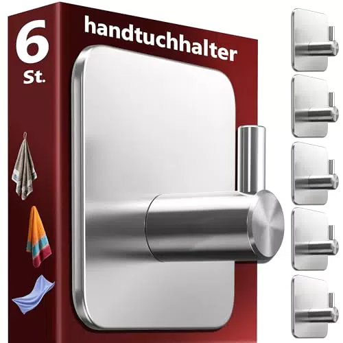 Menz Handtuchhaken Ohne Bohren Aus Edelstahl Selbstklebend Für Bad Und Küche