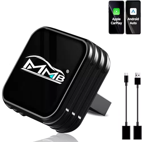 MMB Wireless CarPlay Adapter Für Fahrzeug Mit CarPlay, Kompatibel Mit iPhone & Android