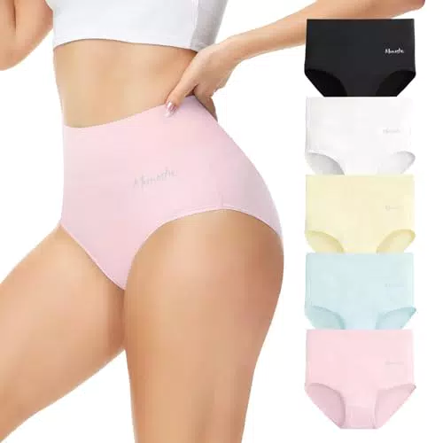 Momoshe Bauchweg Unterhose Damen High Waist Slip Atmungsaktiv Stretch