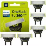 Philips OneBlade QP250/50 - Original Ersatzklingen zum Trimmen und Rasieren