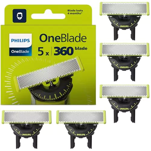 Philips OneBlade QP250/50 - Original Ersatzklingen zum Trimmen und Rasieren