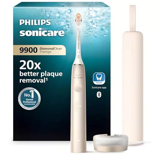Philips Sonicare DiamondClean 9900 Prestige HX9992/44 - Elektrische Zahnbürste mit SenseIQ Technologie