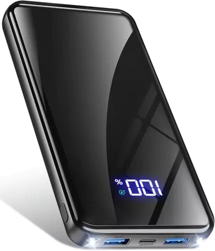 Powerbank 26800mAh Schnellladefunktion USB-C PD3.0 QC4.0 Externer Akku LED Display
