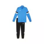 PUMA Herren Teamrise Tracksuit Trainingsanzug, Ignite Blue-PUMA Black