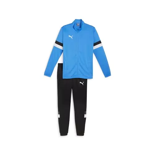 PUMA Herren Teamrise Tracksuit Trainingsanzug, Ignite Blue-PUMA Black