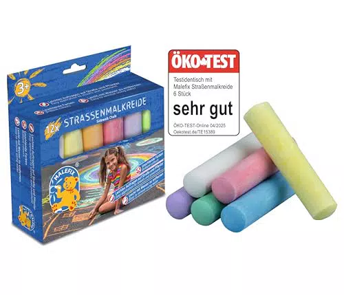 Pustefix Malefix Straßenmalkreide für Kinder und Erwachsene wasserlöslich