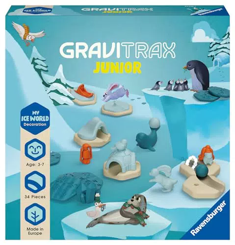 Ravensburger GraviTrax Junior Extension Ice Lern- und Konstruktionsspielzeug ab 3