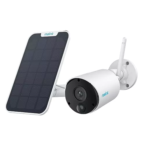 Reolink Argus Eco 3MP 2K Akku Überwachungskamera Outdoor mit Solarpanel WLAN PIR Erkennung