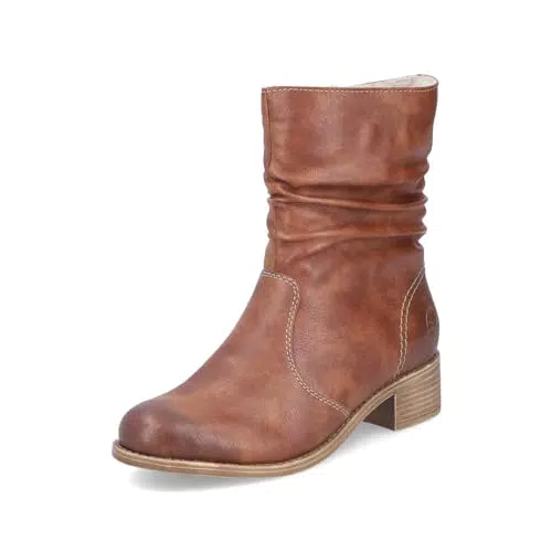 Rieker Damen Stiefeletten 76581 Klassische Boots Mit Reißverschluss