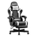 Riftracer Gaming Stuhl Ergonomisch Mit Fußstütze, Kopfstütze Und Lordosenstütz