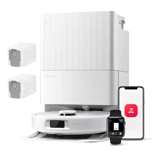 Roborock Qrevo Saugroboter mit Wischfunktion, 8000Pa, All-in-One Dock, QV 35A