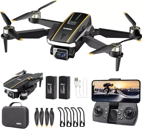 Chubory A77 Drohne 4K Kamera, 84 Min Flugzeit, 800m Reichweite, Brushless Motor