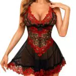 RSLOVE Babydoll Dessous Chemise Sexy Nachtwäsche für Frauen