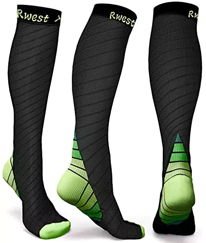 Rwest Kompressionsstrümpfe für Damen und Herren – Sport, Fitness, Laufen, Reisen