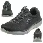 Skechers Herren Summits Sneaker - Schwarz