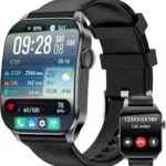 Smartwatch Herren Damen 1,91 Zoll HD Display Fitnessuhr mit Bluetooth Anrufen IP67