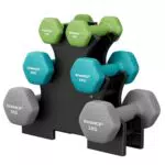 SONGMICS Kurzhantel Set mit Hantelständer für Krafttraining zu Hause - SYL612GN