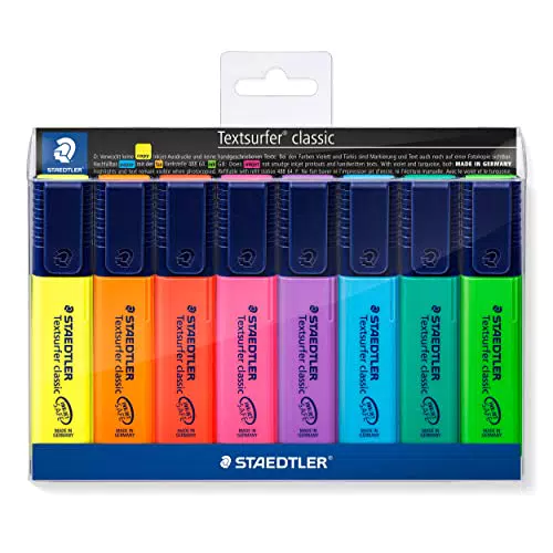 STAEDTLER Textmarker Textsurfer Classic Mit Großer Tintenspeicher Und Keilspitze