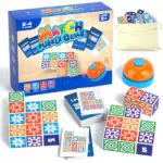 Sunrad Match Madness Brettspiel – Familienspiel für Kinder und Erwachsene ab 4 Jahren