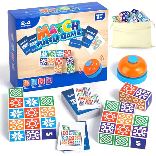 Sunrad Match Madness Brettspiel – Familienspiel für Kinder und Erwachsene ab 4 Jahren