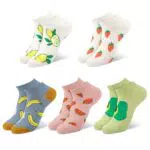 Svalor Lustige Sneaker Socken Damen Baumwolle Bequeme Socken