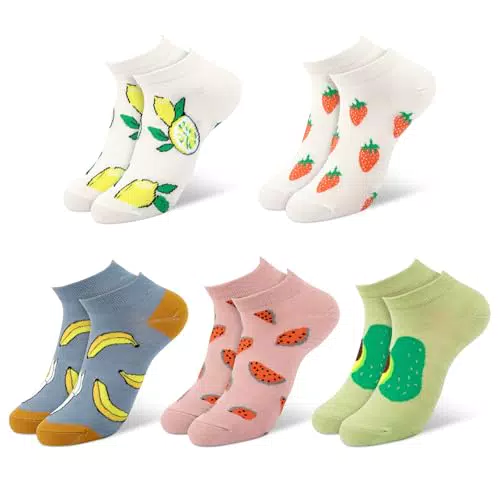 Svalor Lustige Sneaker Socken Damen Baumwolle Bequeme Socken