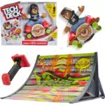 Tech Deck Shred n' Blast Sk8Board mit Skater und Rampe für hohe Sprünge