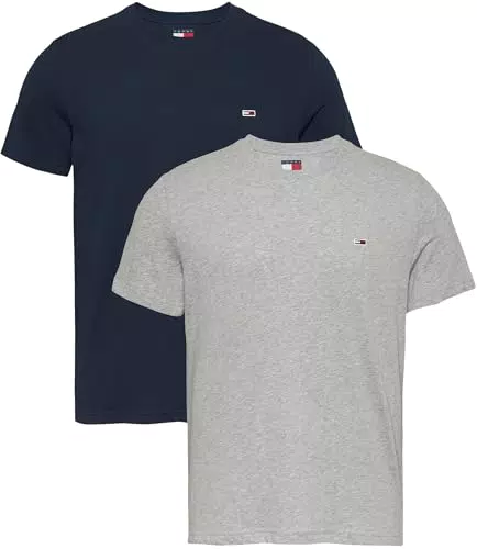 Tommy Jeans Herren Xslim Jersey Tee Baumwoll T-Shirt Slim Fit