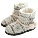 Tqgold Hausschuhe Damen Mädchen Plüsch Winter Pantoffeln Stiefel Warm Slipper
