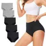 TUUHAW Damen Unterhosen Baumwolle Hohe Taille Atmungsaktive Miederhose
