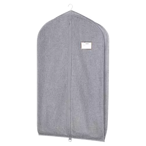 Univivi Premium Anzugtasche mit Reißverschluss für Anzüge, Jacken, Hemden, Mäntel