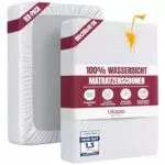 Utopia Bedding Matratzenschoner wasserdicht, Oeko-TEX zertifiziert, atmungsaktiv