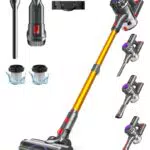 VACTechPro V15 Akku Staubsauger Kabellos 35KPa Tierhaare für Teppich & Hartboden