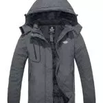 Wantdo Damen Ski Jacke Wasserdicht Atmungsaktiv Winter Fleece Outdoor Kapuzenjacke