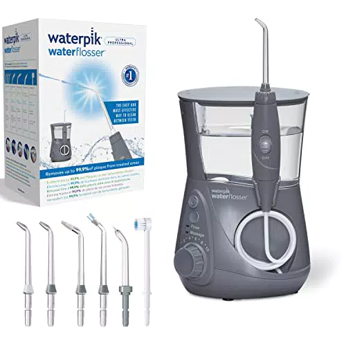 Waterpik Ultra Professional Munddusche – TÜV-geprüfte Plaque-Entfernung mit 10 Modi