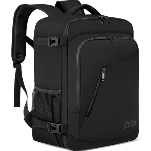 Travelite Handgepäck Rucksack 44L mit USB für Flugzeug Laptop 17 Zoll Herren Damen