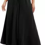 WUWUSKY Sommerhose Damen Hochwaist Elegante Palazzo Baggy Freizeithose mit Taschen