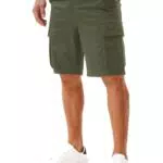 Yageshark Herren Cargo Shorts Baumwolle Sommer Chino Freizeithose Elastikbund