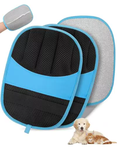 YCDTMY Tierhaarentferner Handschuh Für Hunde Und Katzen Mit 5-Finger-Design
