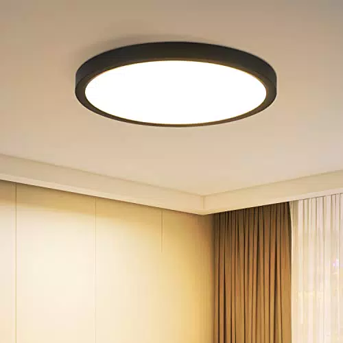 ZMH LED Deckenleuchte Flach Deckenlampe IP44 für Bad Schlafzimmer Flur Küche