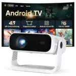 Smart Mini Beamer 2026 Full HD 1080P, Android 14, 4K, WiFi6, BT5.2, Heimkino