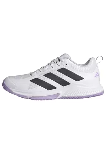 adidas Damen Court Team Bounce 2.0 Sneaker - Schwarz/Weiß/Aqua
