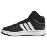 adidas Hoops Mid Basketball Shoe, core Black/FTWR White/Grey six