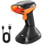 AGPTEK Bluetooth 2.4GHz Barcode Scanner 2D/1D QR Code Kabellos Einzelhandel Lager