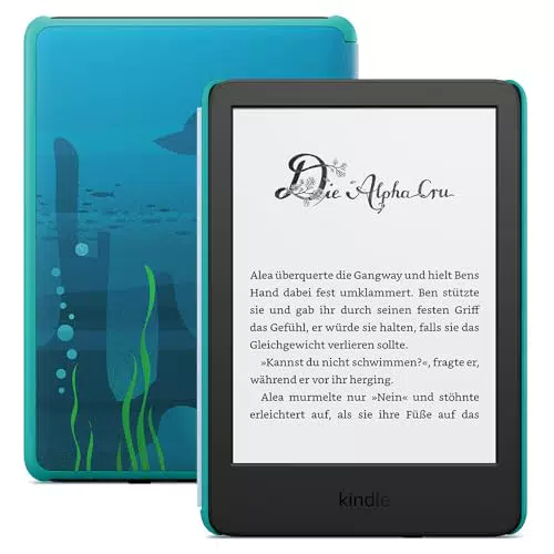 Amazon Kindle Kids – Robuster eReader mit blendfreiem Bildschirm und Bücher-Zugang